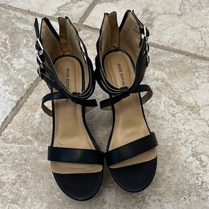 Black Wedge Heels
